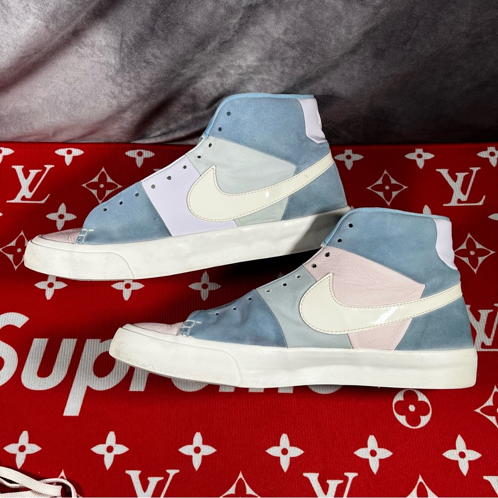 lightly used pair of 2018 nike blazer easter size 12 mens - Picture 2 of 12
